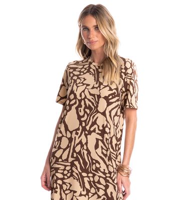 Vestido Feminino Com Manga Siena - Imagem 3 - Mobile