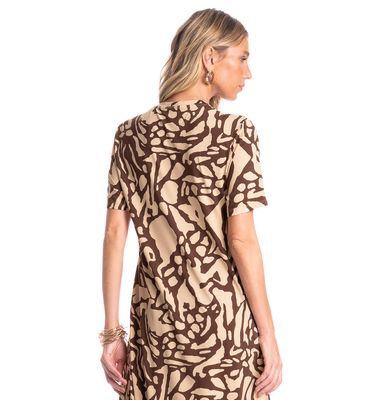 Vestido Feminino Com Manga Siena - Imagem 4 - Mobile
