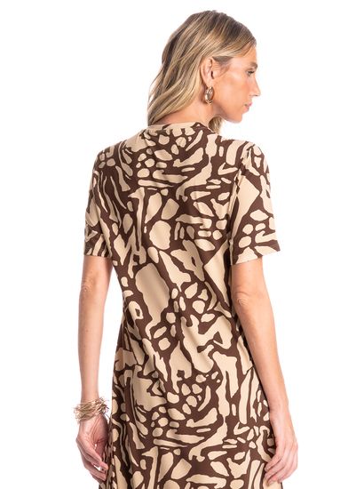 Vestido Feminino Com Manga Siena - Imagem 4 - Desktop