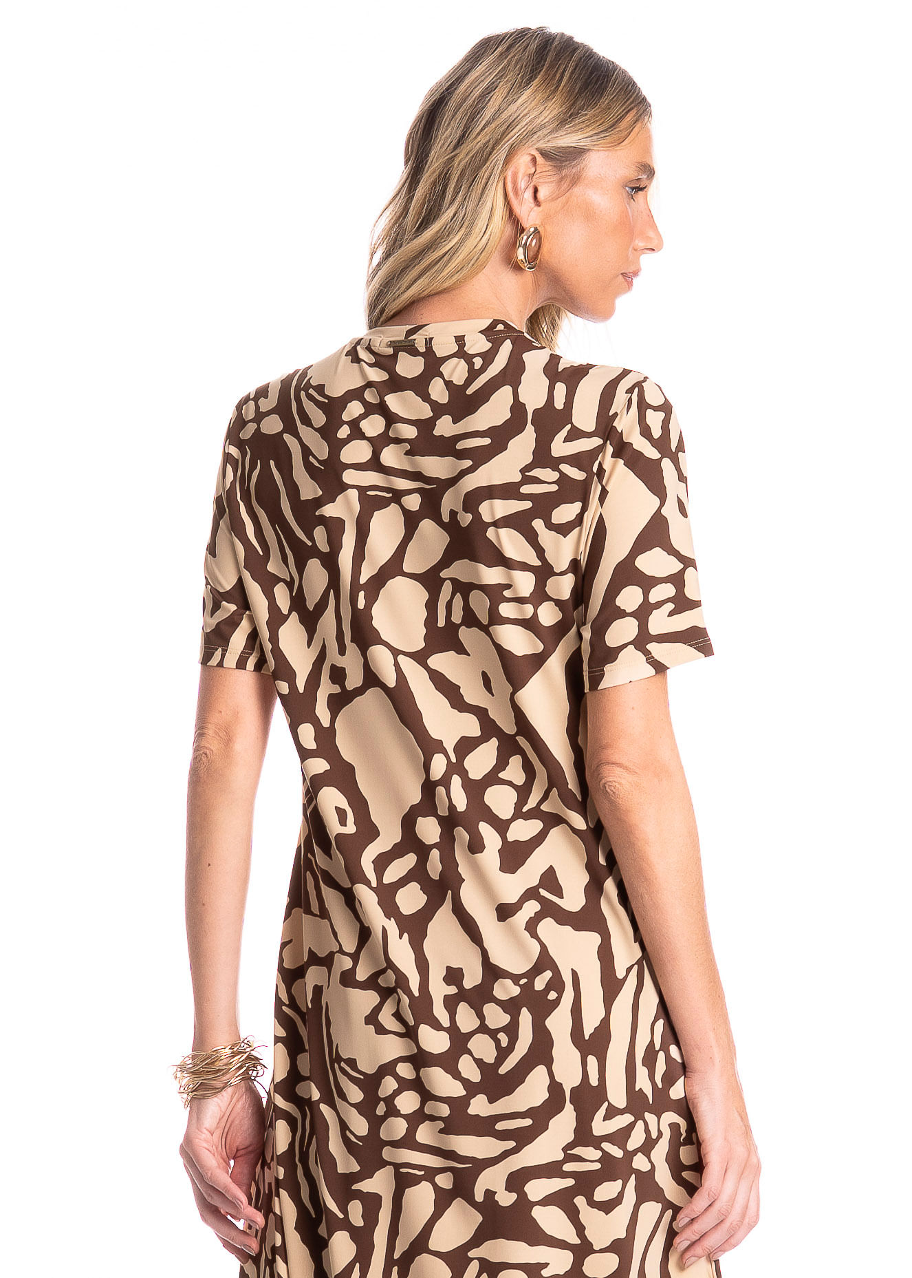 Vestido Feminino Com Manga Siena - Imagem 4 - Mobile