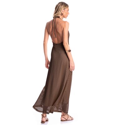 Vestido Feminino Frente Única Trama - Imagem 2 - Mobile
