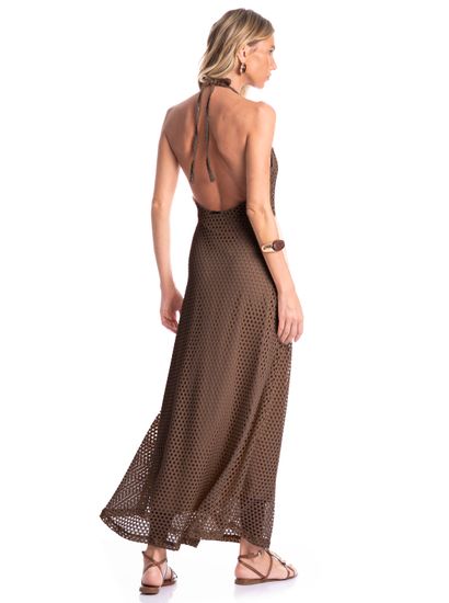 Vestido Feminino Frente Única Trama - Imagem 2 - Desktop