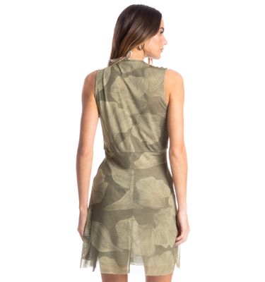 Vestido Feminino Em Tule Curto Com Nó Bruma - Imagem 2 - Mobile