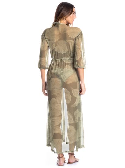 Kaftan Em Tule Com Manga Bruma - Imagem 2 - Desktop