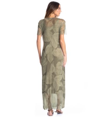 Vestido De Tule Com Manga E Combinete Bruma - Imagem 2 - Mobile