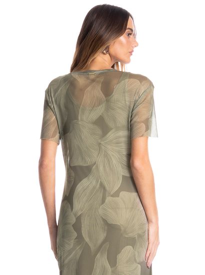 Vestido De Tule Com Manga E Combinete Bruma - Imagem 4 - Desktop