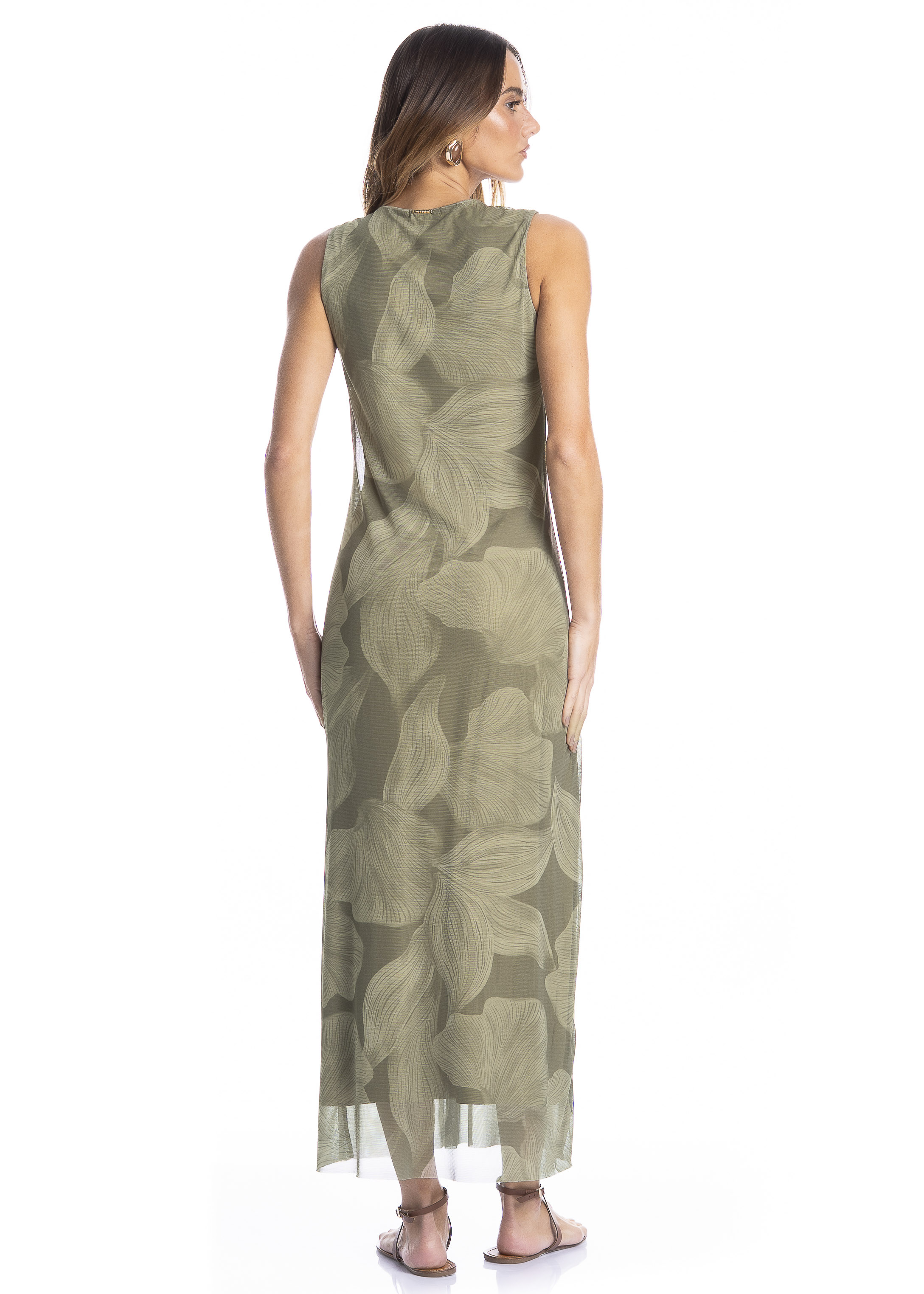 Vestido Feminino Em Tule Bruma - Imagem 2 - Mobile