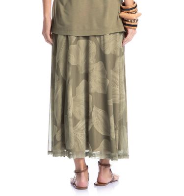 Saia Feminina Em Tule Com Bolso Bruma - Imagem 4 - Mobile