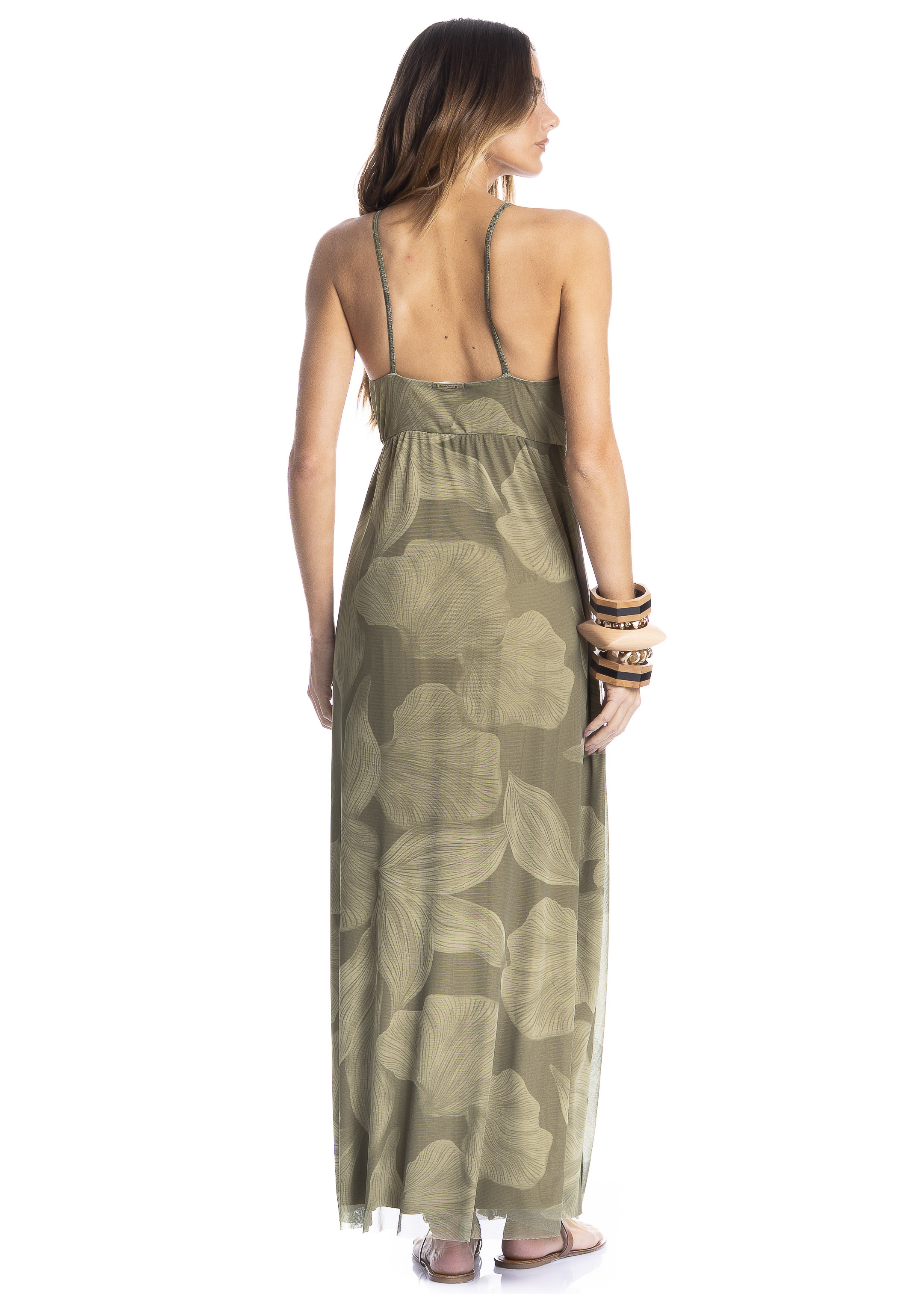 Vestido Feminino Longo Bruma Verde - Imagem 2