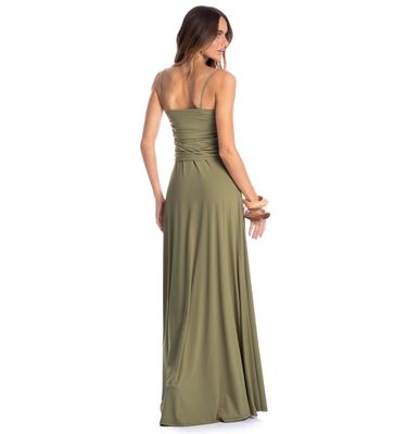 Vestido Feminino Longo Alcinha Orvalho - Imagem 2 - Mobile