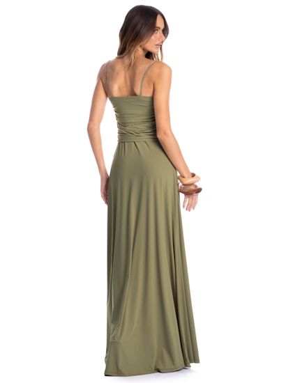 Vestido Feminino Longo Alcinha Orvalho - Imagem 2 - Desktop