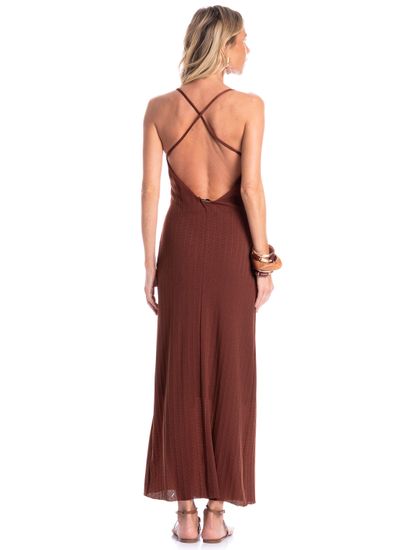 Vestido Feminino Alcinha Costas Cruzadas Orla - Imagem 2 - Desktop