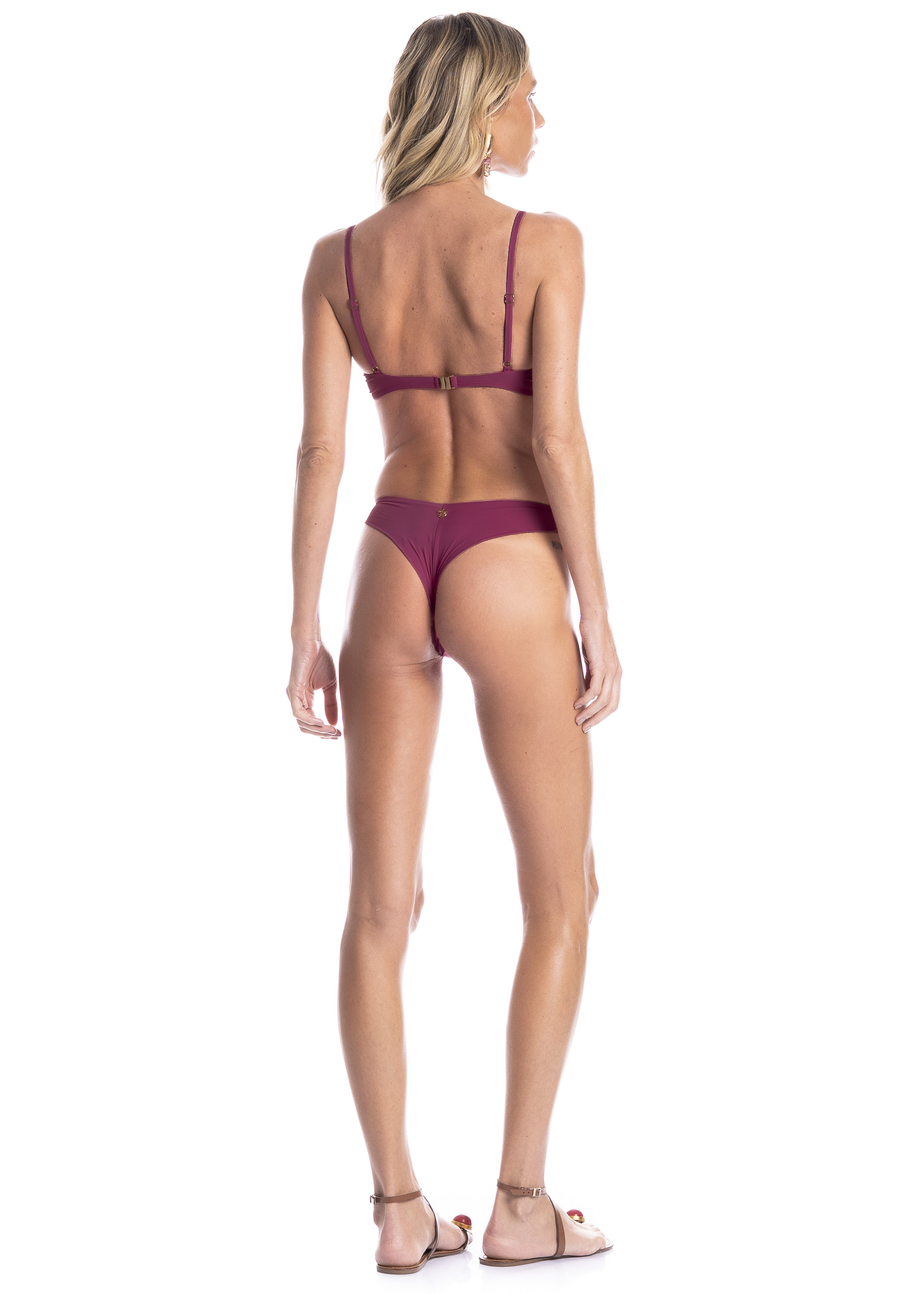Biquíni Corset Slim Gigi Inteira Floral - Imagem 4 - Mobile