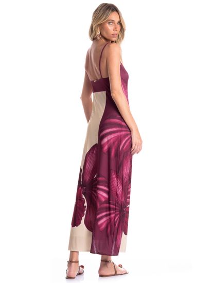Vestido Feminino De Alcinha Floral - Imagem 2 - Desktop