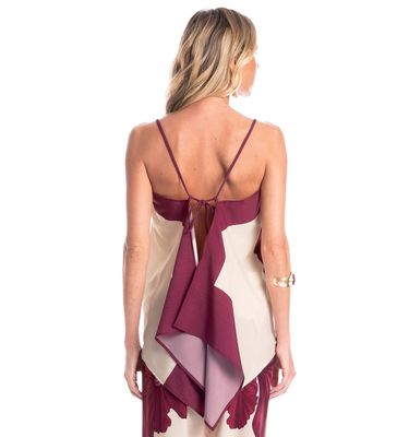 Blusa Feminina Lenço Floral - Imagem 2 - Mobile