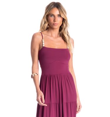Vestido Feminino Babados Floral - Imagem 3 - Mobile
