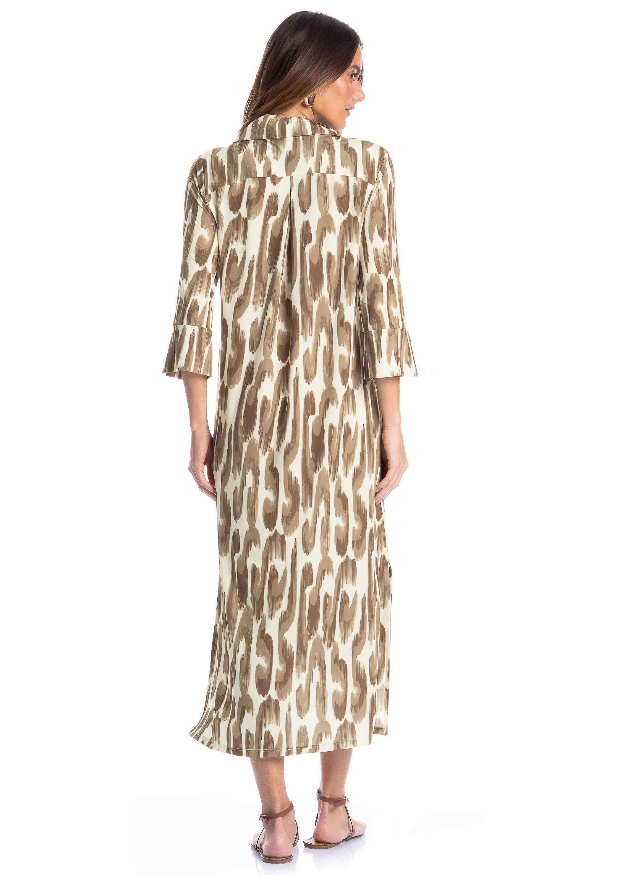 Chemise Feminina Midi Manga 7/8 Savanna - Imagem 2 - Mobile