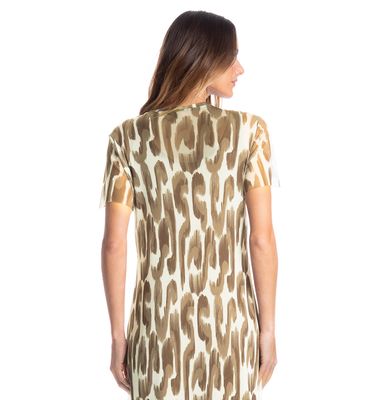 Vestido Em Tule Com Manga E Combinete Savanna - Imagem 4 - Mobile