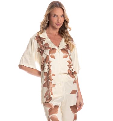 Pijama Feminino Longo Americano Thalia - Imagem 3 - Mobile