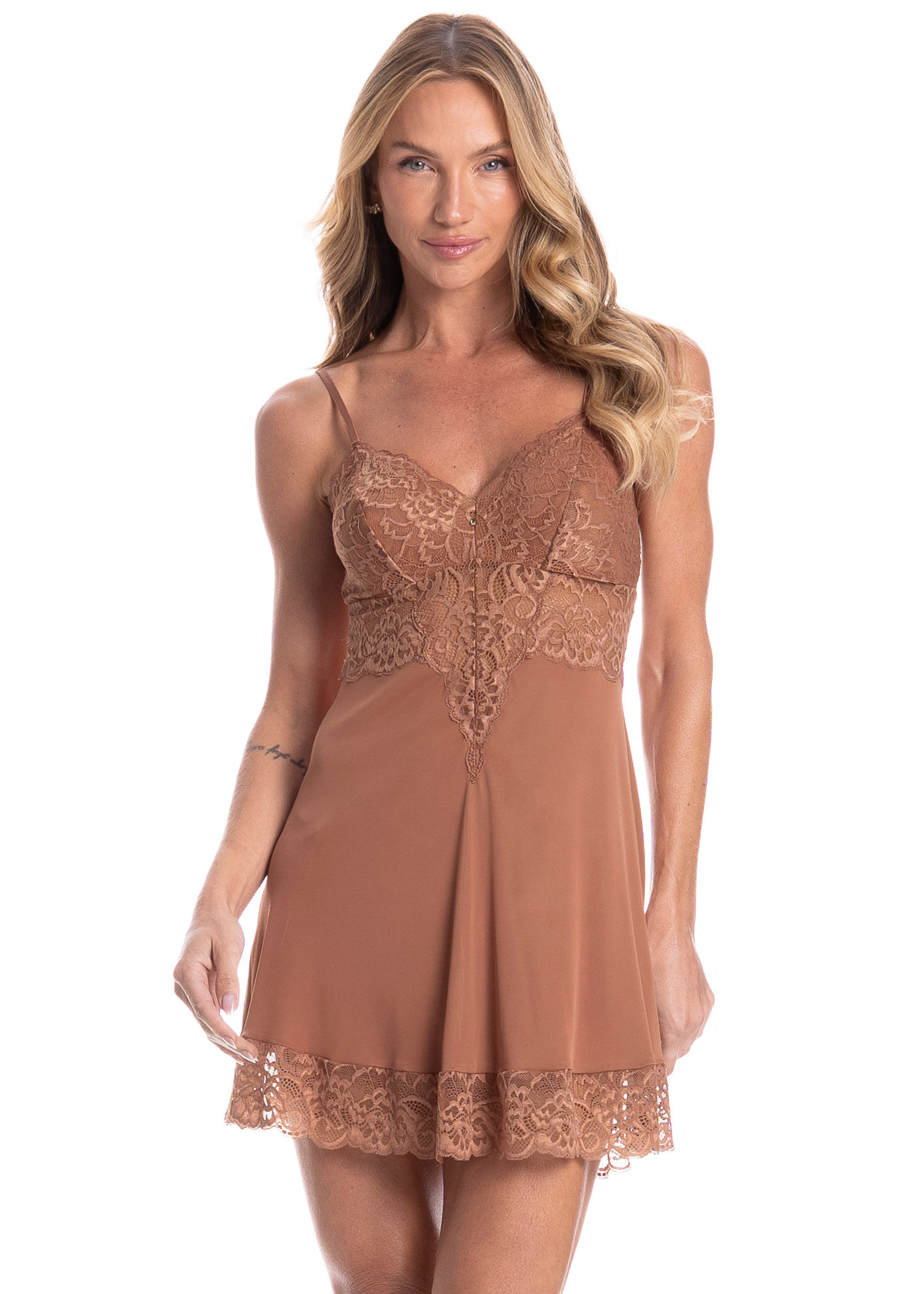 Camisola Feminina Curta Manu Colors - Imagem 1