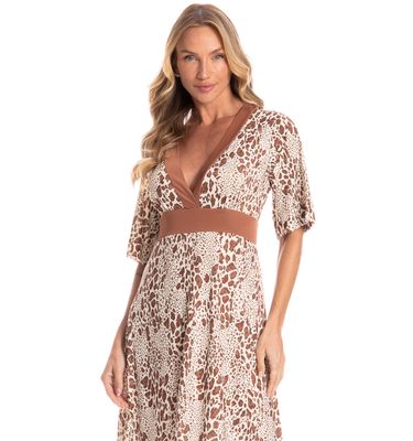 Kaftan Feminino Longo Felina - Imagem 3 - Mobile