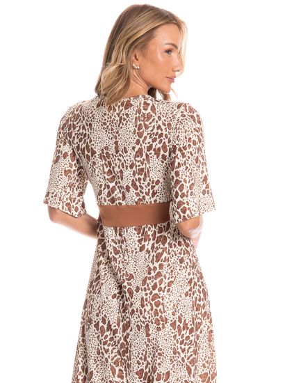 Kaftan Feminino Longo Felina - Imagem 4 - Desktop