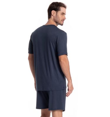 Pijama Masculino Curto Thomas Tombini - Imagem 2 - Mobile