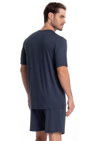 Pijama Masculino Curto Thomas Tombini - Imagem 2 - Desktop