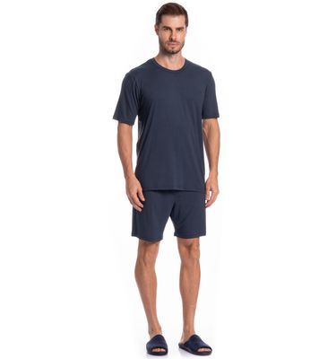Pijama Masculino Curto Thomas Tombini - Imagem 3 - Mobile