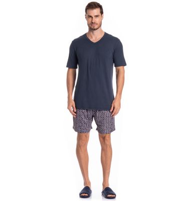Pijama Masculino Curto Thomas Tombini - Imagem 3 - Mobile