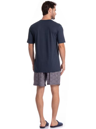 Pijama Masculino Curto Thomas Tombini - Imagem 4 - Desktop