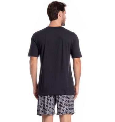 Pijama Masculino Curto Thomas Tombini - Imagem 2 - Mobile