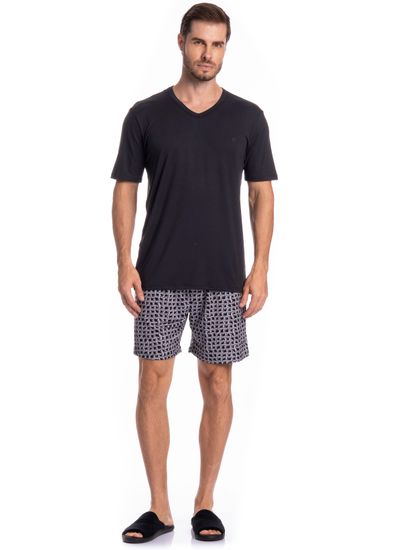 Pijama Masculino Curto Thomas Tombini - Imagem 3 - Desktop