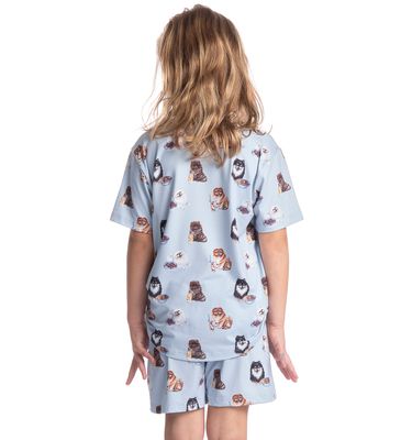 Pijama Infantil Feminino Curto Fresh Moka - Imagem 2 - Mobile