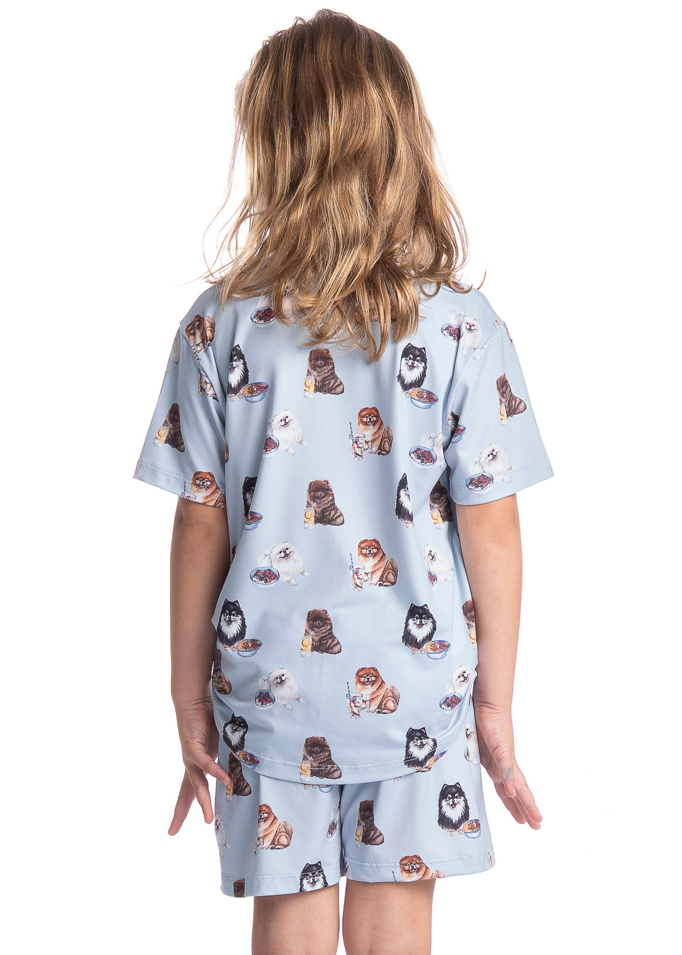 Pijama Infantil Feminino Curto Fresh Moka - Imagem 2 - Mobile