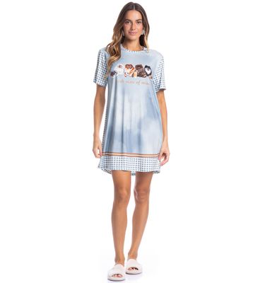 Camisão Feminino Curto Fresh Moka - Imagem 3 - Mobile