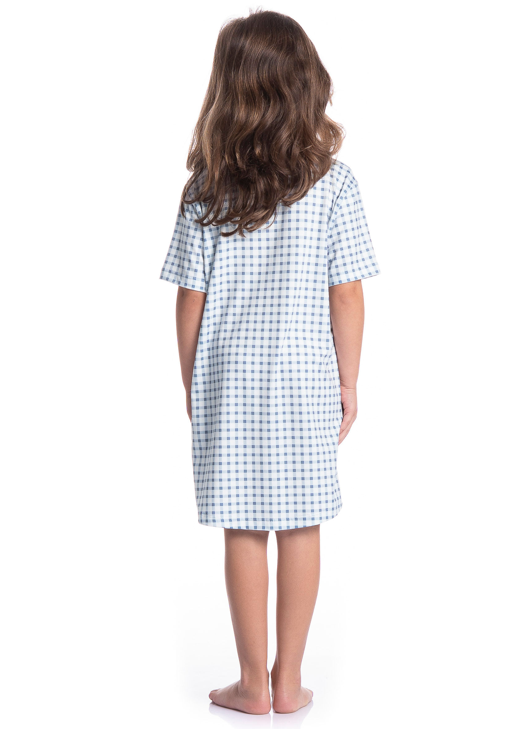 Camisão Infantil Feminino Curto Fresh Moka - Imagem 4 - Mobile