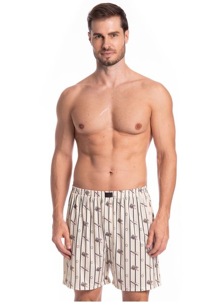 Boxer Masculina Clóvis Tombini Azul-marinho - Imagem 1