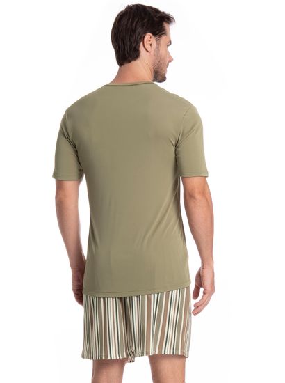 Pijama Masculino Curto Clóvis Tombini - Imagem 2 - Desktop