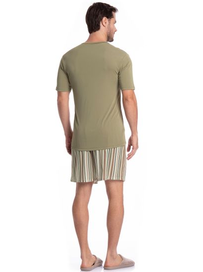 Pijama Masculino Curto Clóvis Tombini - Imagem 4 - Desktop