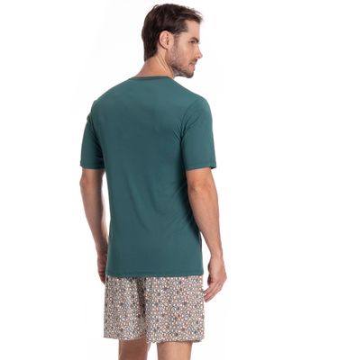 Pijama Masculino Curto Clóvis Tombini - Imagem 2 - Mobile