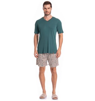 Pijama Masculino Curto Clóvis Tombini - Imagem 3 - Mobile