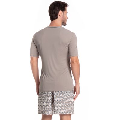 Pijama Masculino Curto Clóvis Tombini - Imagem 2 - Mobile