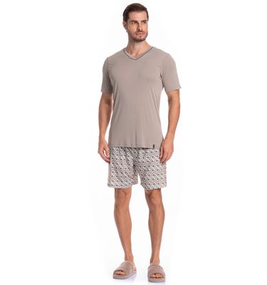 Pijama Masculino Curto Clóvis Tombini - Imagem 3 - Mobile