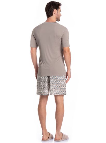 Pijama Masculino Curto Clóvis Tombini - Imagem 4 - Desktop