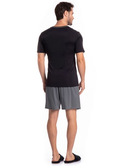 Pijama Masculino Curto Clóvis Tombini - Imagem 4 - Desktop