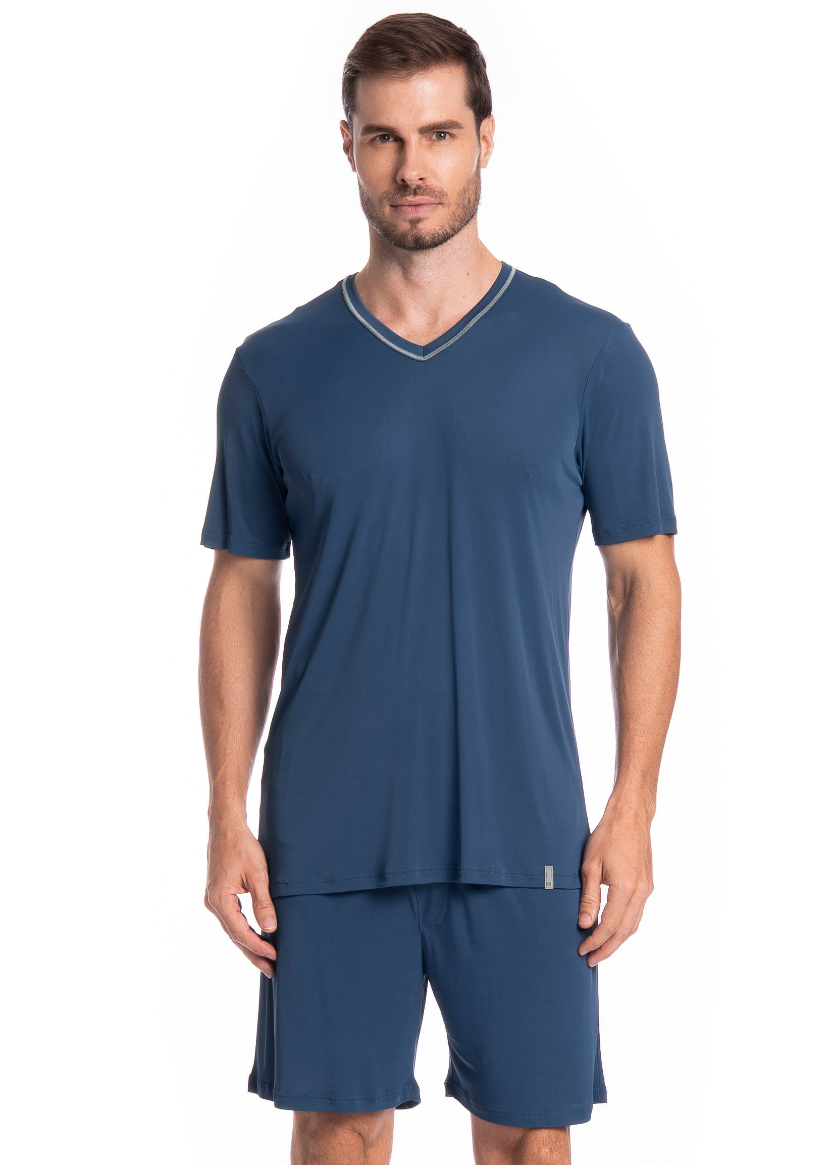 Pijama Masculino Curto Rafael Tombini - Imagem 1