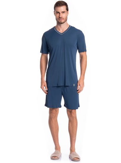 Pijama Masculino Curto Rafael Tombini - Imagem 3 - Desktop