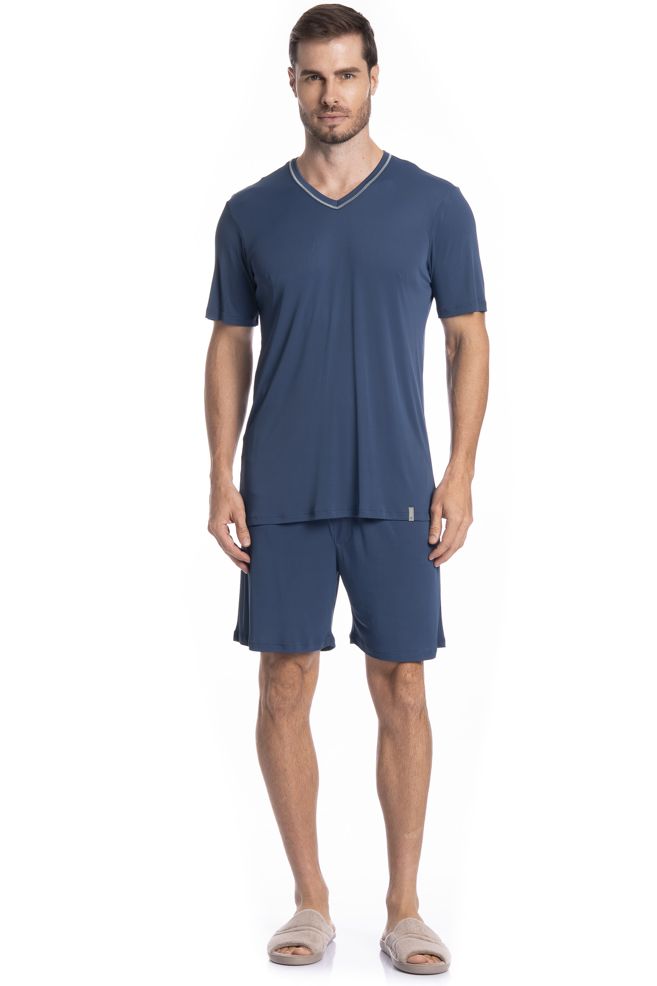 Pijama Masculino Curto Rafael Tombini - Imagem 3 - Mobile