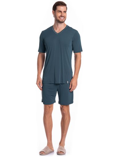 Pijama Masculino Curto Rafael Tombini - Imagem 3 - Desktop